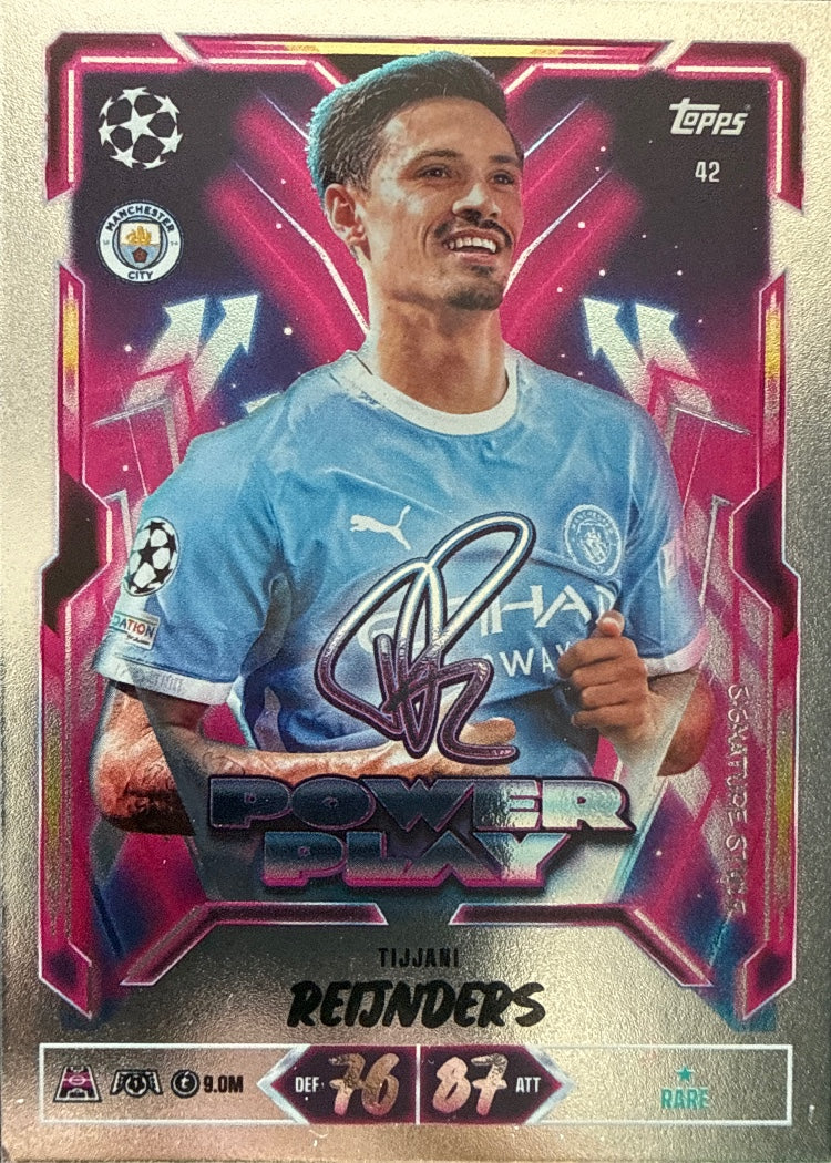 Tijjani Reijnders – Topps Match Attax Champions League 2026/27 – #42