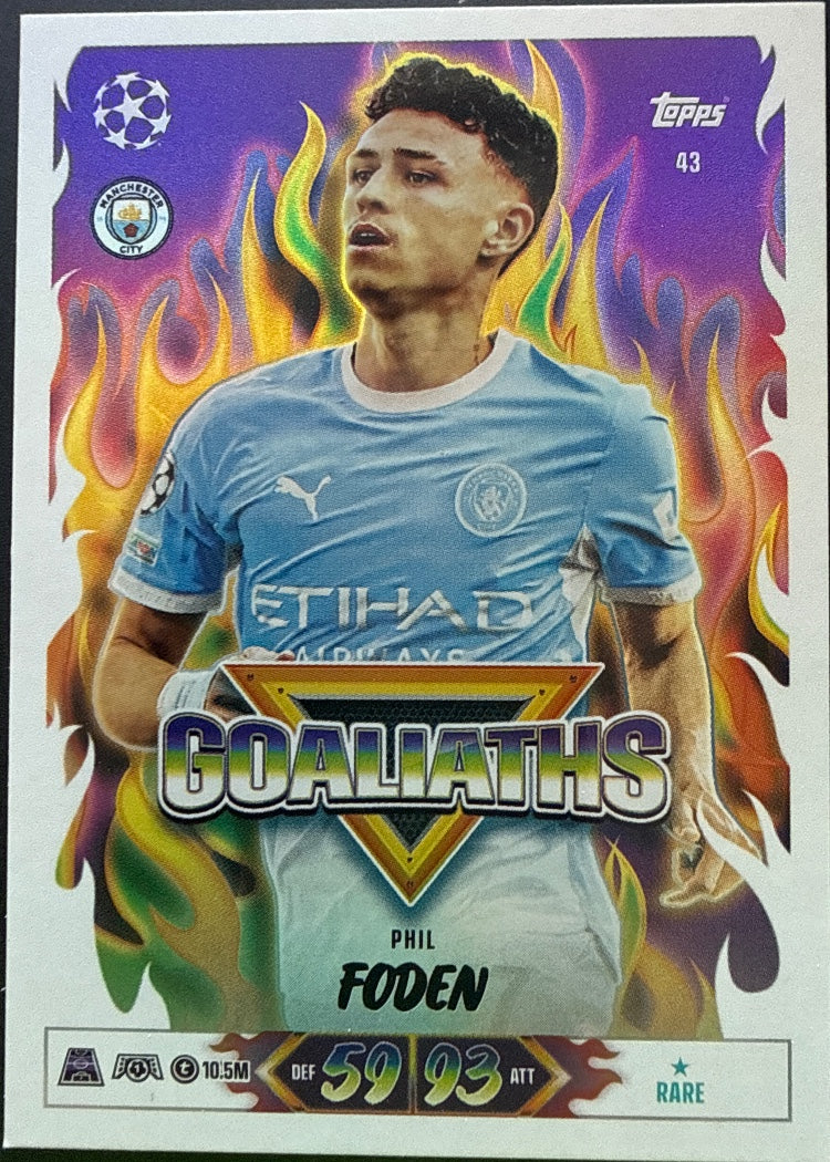 Phil Foden – Topps Match Attax Champions League 2026/27 – #43