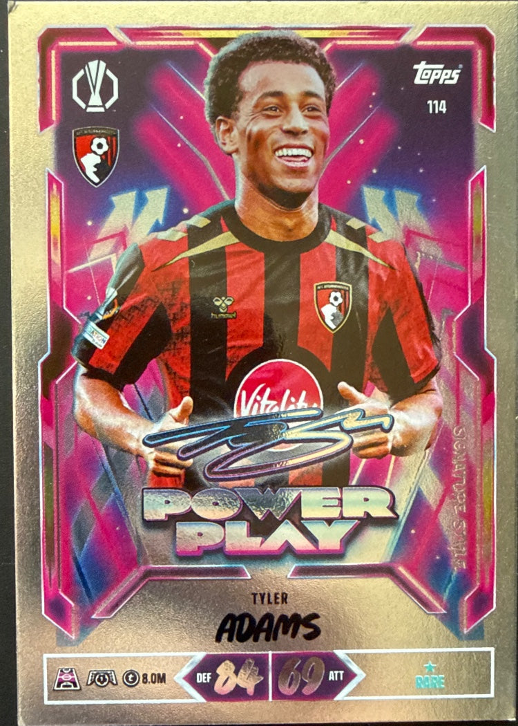 Tyler Adams – Topps Match Attax Champions League 2026/27 – #114