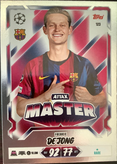 Frenkie de Jong – Topps Match Attax Champions League 2026/27 – #123
