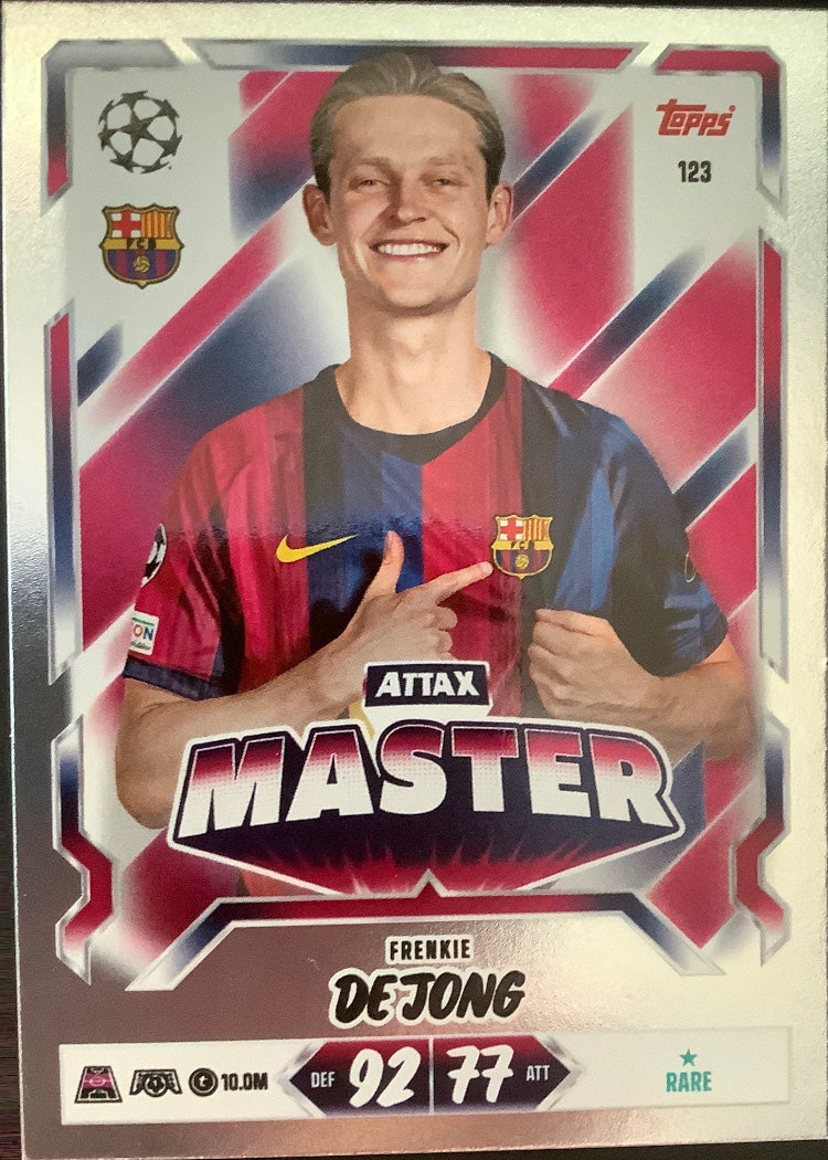 Frenkie de Jong – Topps Match Attax Champions League 2026/27 – #123