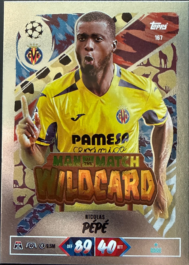 Nicolas Pépé – Topps Match Attax Champions League 2026/27 – #167