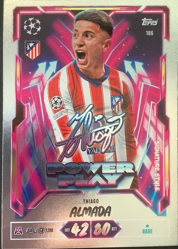 Thiago Almada – Topps Match Attax Champions League 2026/27 – #186