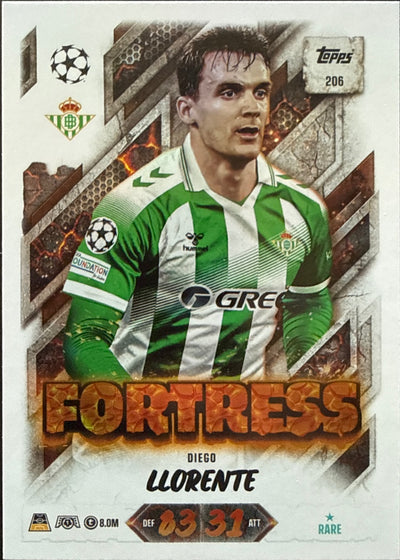 Diego Llorente – Topps Match Attax Champions League 2026/27 – #206
