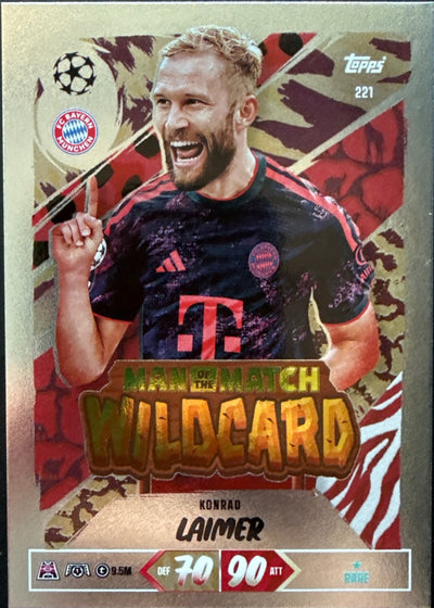 Konrad Laimer – Topps Match Attax Champions League 2026/27 – #221