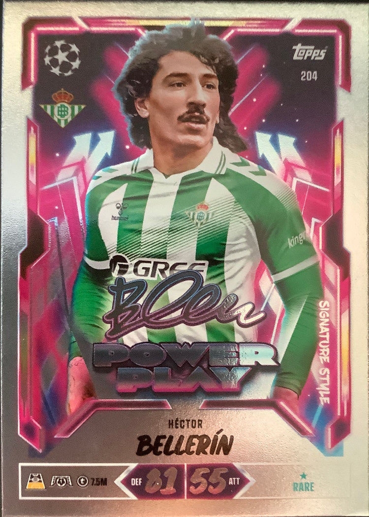 Héctor Bellerín – Topps Match Attax Champions League 2026/27 – #204