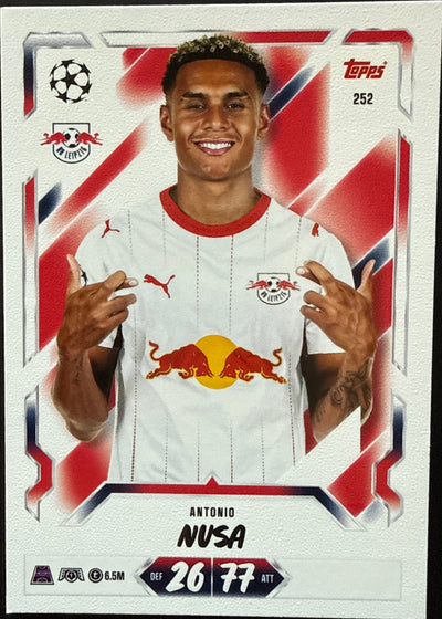 Antonio Nusa – Topps Match Attax Champions League 2026/27 – #252