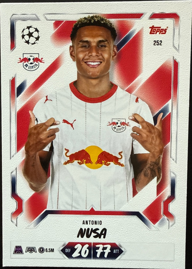 Antonio Nusa – Topps Match Attax Champions League 2026/27 – #252