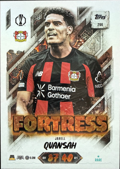 Jarell Quansah – Topps Match Attax Champions League 2026/27 – #296