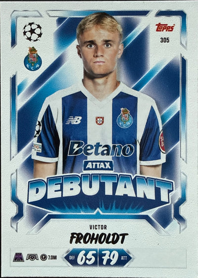 Victor Froholdt – Topps Match Attax Champions League 2026/27 – #305