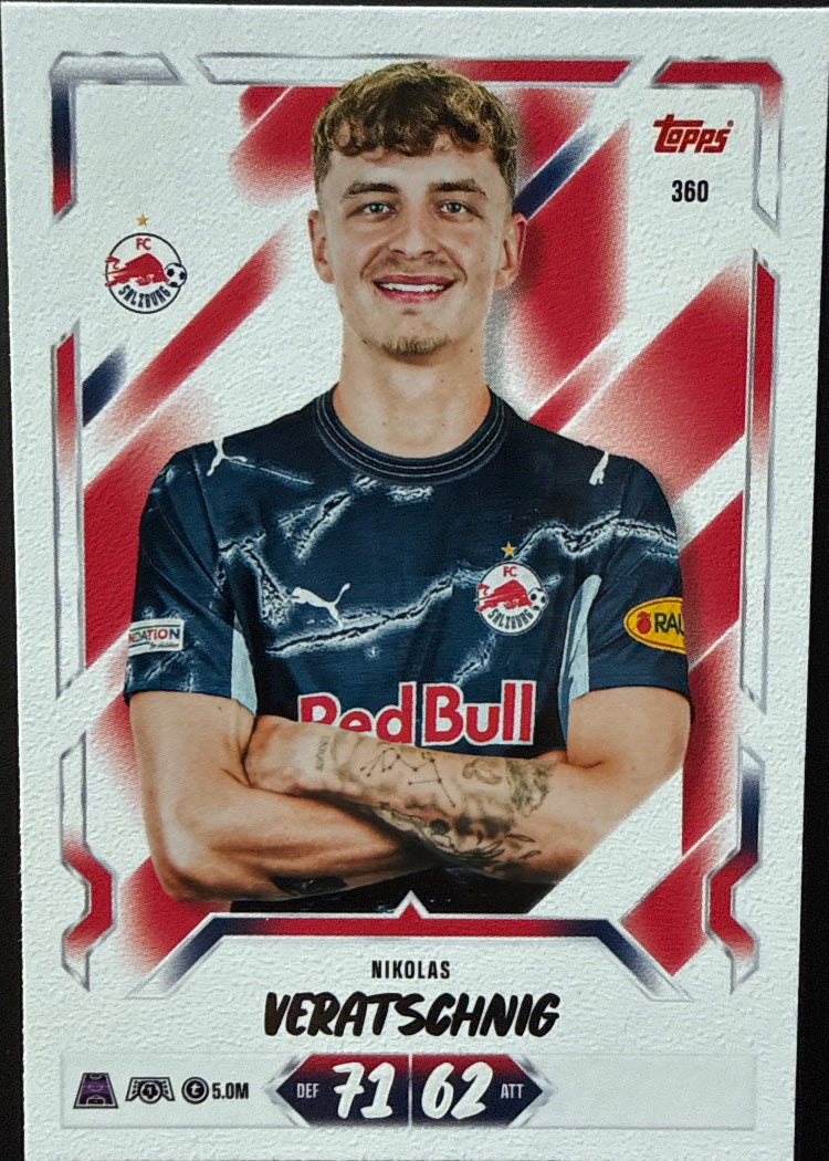 Nikolas Veratschnig – Topps Match Attax Champions League 2026/27 – #360