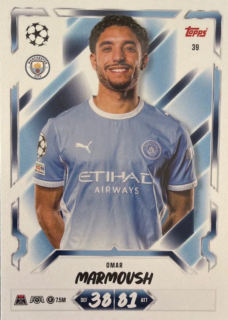 Omar Marmoush – Topps Match Attax Champions League 2026/27 – #39