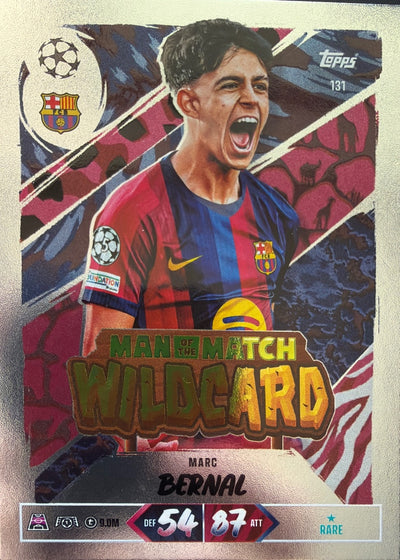 Marc Bernal – Topps Match Attax Champions League 2026/27 – #131