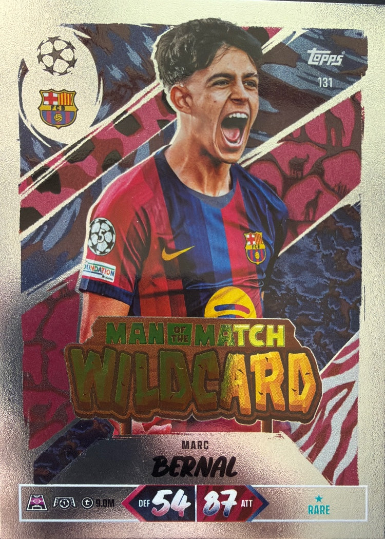 Marc Bernal – Topps Match Attax Champions League 2026/27 – #131