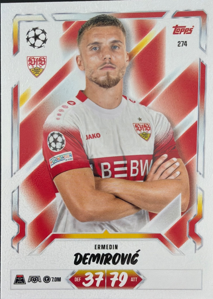 Ermedin Demirović – Topps Match Attax Champions League 2026/27 – #274