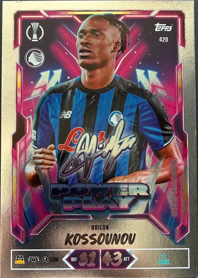 Odilon Kossounou – Topps Match Attax Champions League 2026/27 – #420