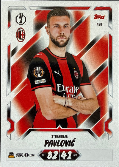 Strahinja Pavlović – Topps Match Attax Champions League 2026/27 – #428