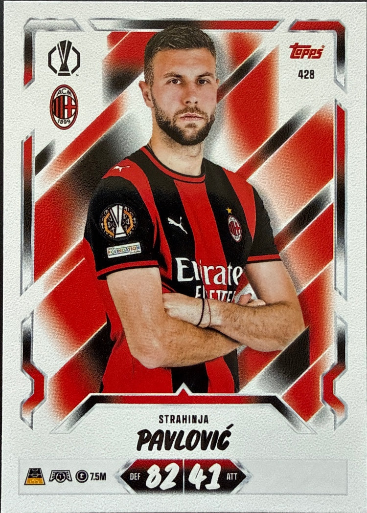Strahinja Pavlović – Topps Match Attax Champions League 2026/27 – #428