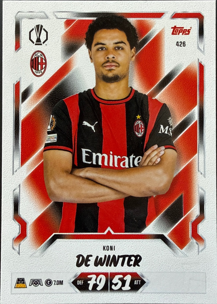 Koni De Winter – Topps Match Attax Champions League 2026/27 – #426