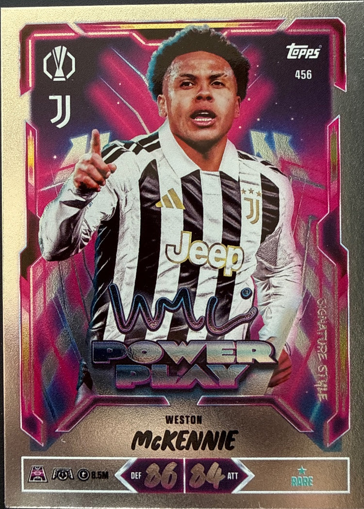 Weston McKennie – Topps Match Attax Champions League 2026/27 – #456