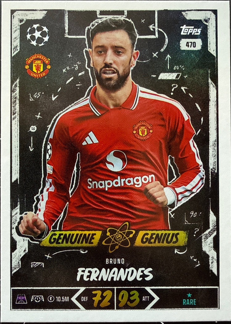 Bruno Fernandes – Topps Match Attax Champions League 2026/27 – #470