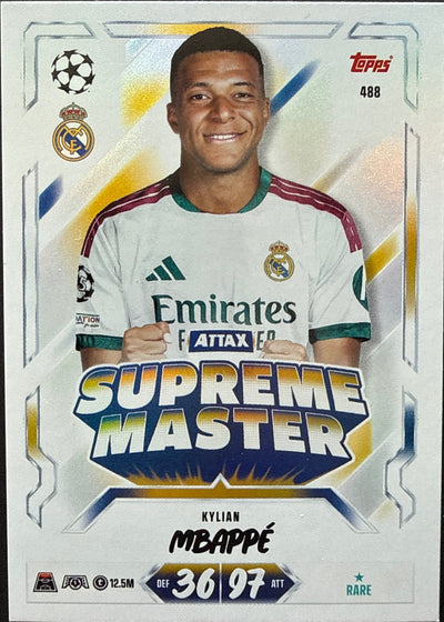 Kylian Mbappé – Topps Match Attax Champions League 2026/27 – #488