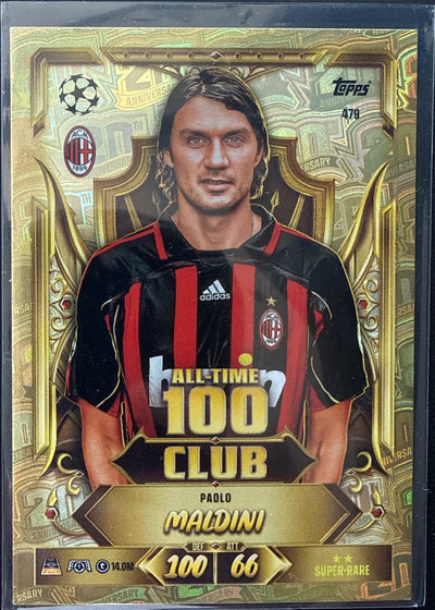Paolo Maldini – Topps Match Attax Champions League 2026/27 – #479